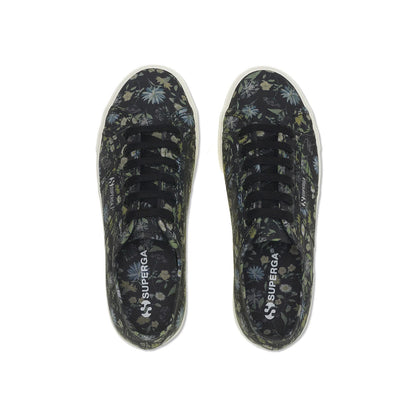 Dark Grey - Lifestyle - Superga Womens-Ladies 2790 Floral Lace Up Trainers