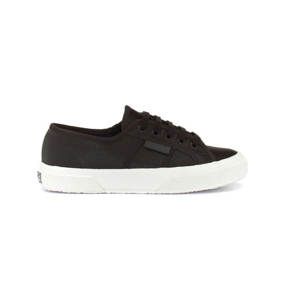 Bristol Black-Avorio - Side - Superga Unisex Adult 2750 Efglu Leather Trainers
