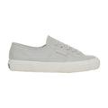 Grey Silver Matt-Avorio - Front - Superga Unisex Adult 2750 Efglu Leather Trainers