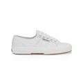 Optic White - Side - Superga Unisex Adult 2750 Nappa Leather Trainers