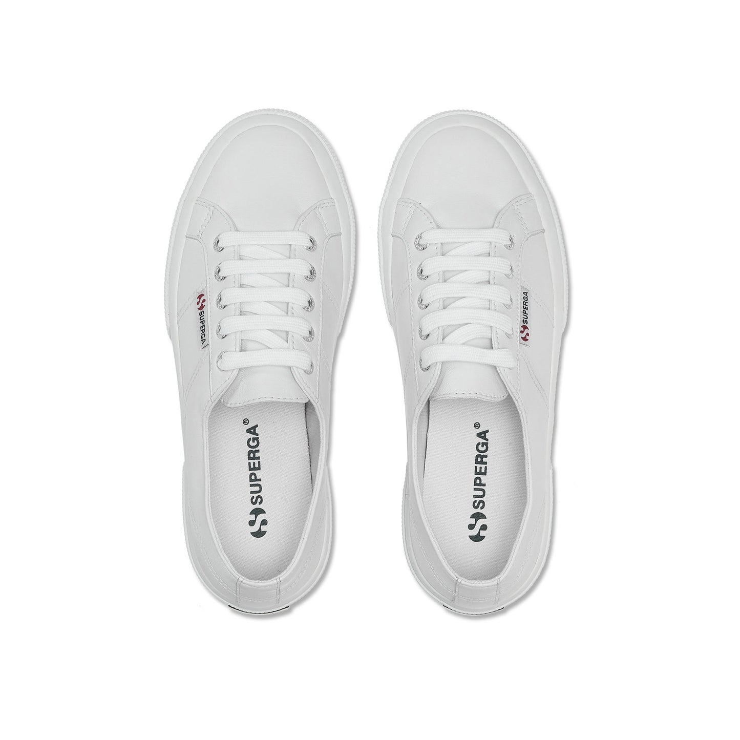 Optic White - Lifestyle - Superga Unisex Adult 2750 Nappa Leather Trainers