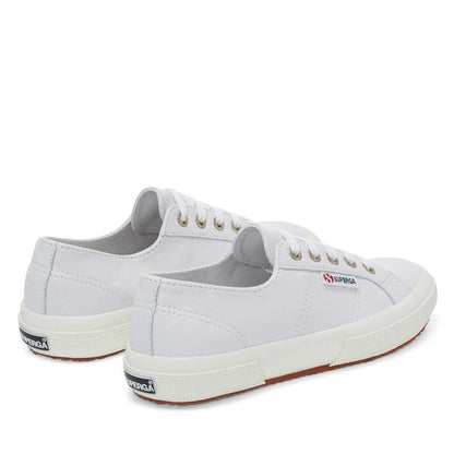 Optical White-Avorio - Back - Superga Unisex Adult 2750 Nappa Leather Trainers