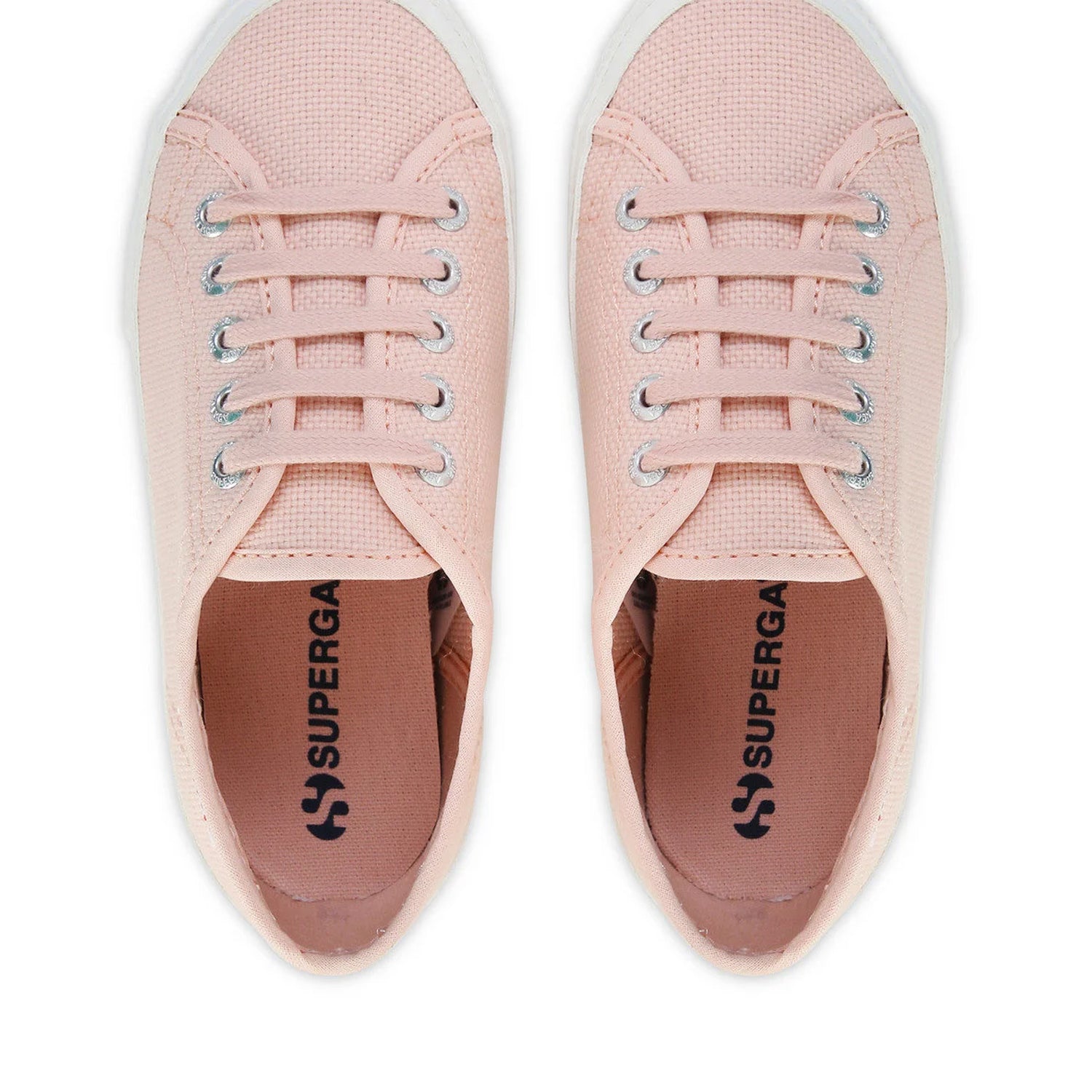 Pink Blush-Avorio Nude - Lifestyle - Superga Childrens-Kids 2725 Trainers