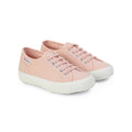 Pink Blush-Avorio Nude - Front - Superga Childrens-Kids 2725 Trainers