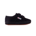 Full Black - Front - Superga Childrens-Kids 2750 Easylite Touch Fastening Trainers