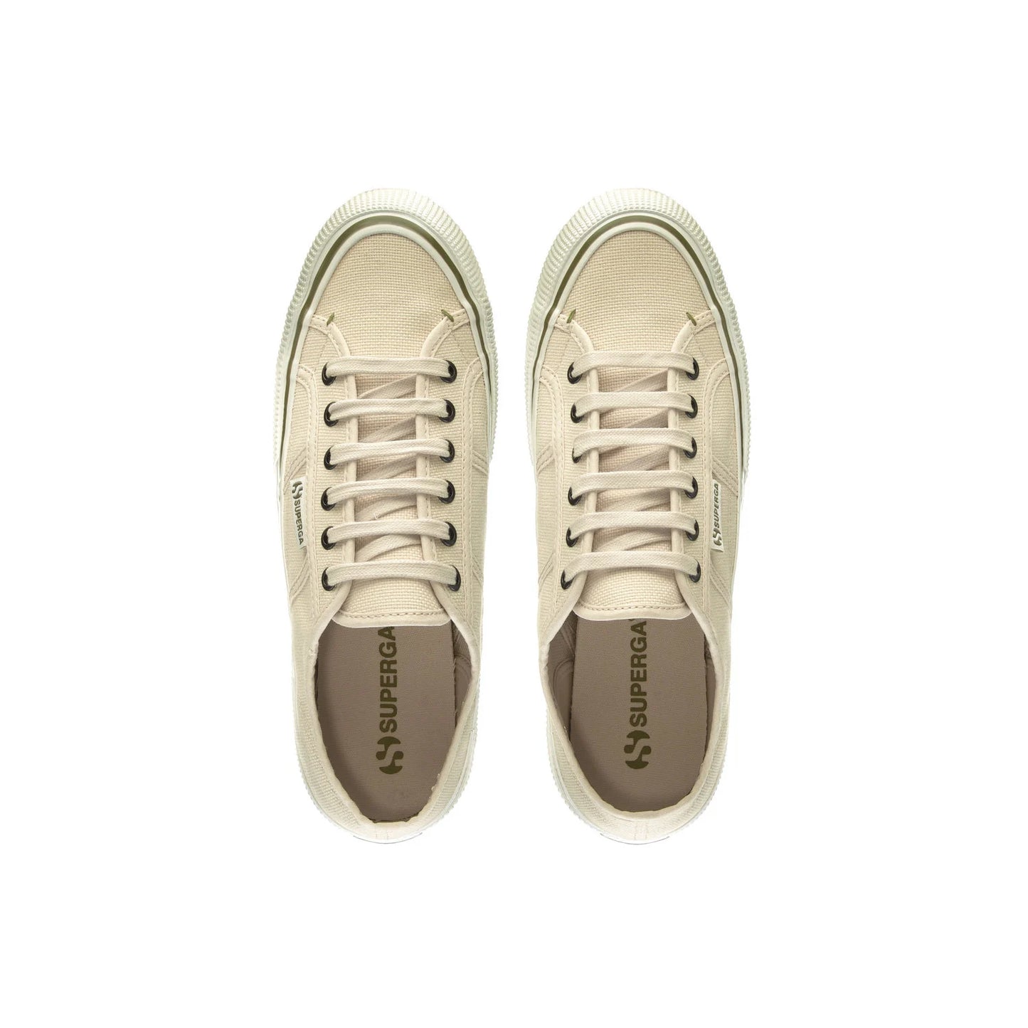 Beige Light Eggshell-Avorio - Lifestyle - Superga Unisex Adult 2490 Bold Lace Up Trainers