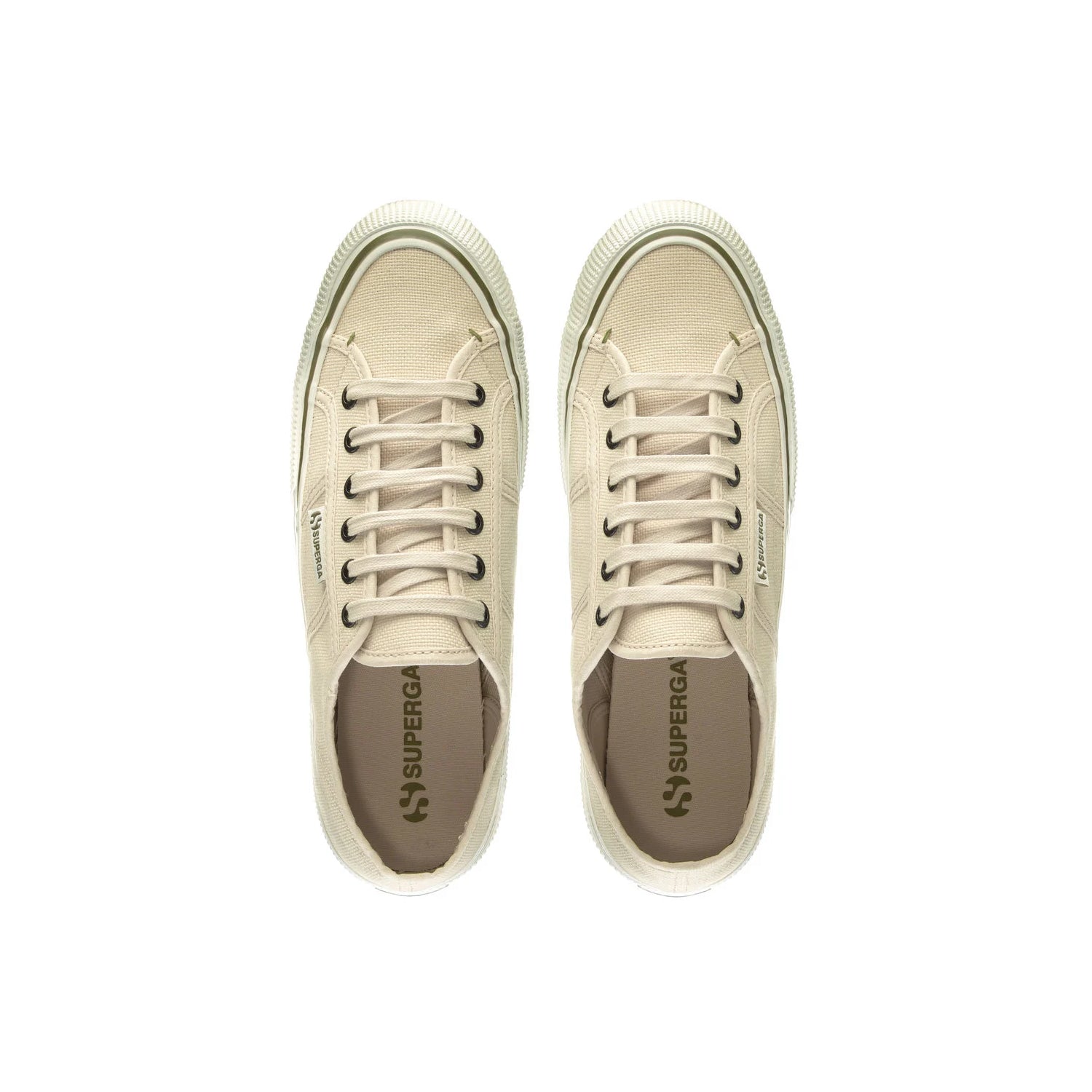 Beige Light Eggshell-Avorio - Lifestyle - Superga Unisex Adult 2490 Bold Lace Up Trainers