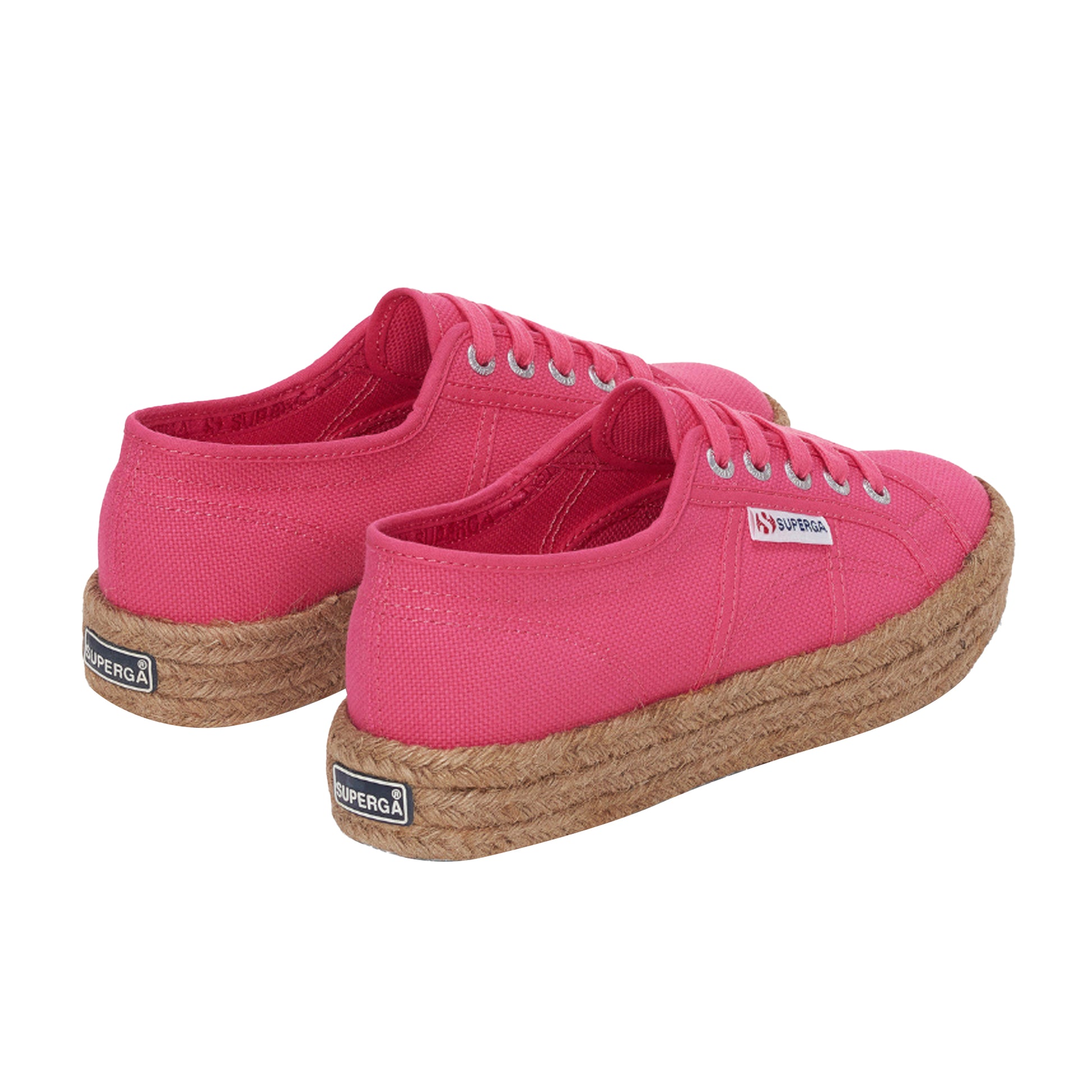 Fuchsia Pink - Side - Superga Womens-Ladies 2730 Cotrope Trainers