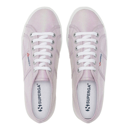 Pastel Lilac-Iridescent - Lifestyle - Superga Womens-Ladies 2790 Lamew Lace Up Trainers