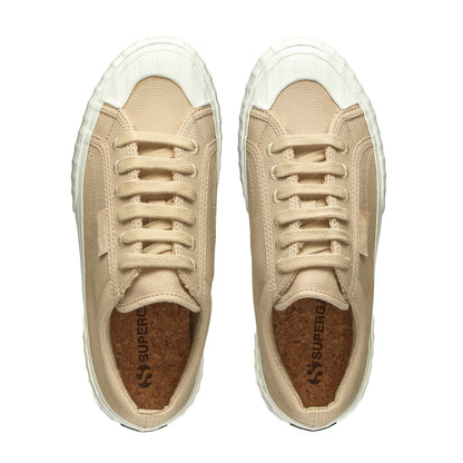 Magenta Terminalia - Lifestyle - Superga Womens-Ladies 2631 Striped Organic Cotton Platform Trainers