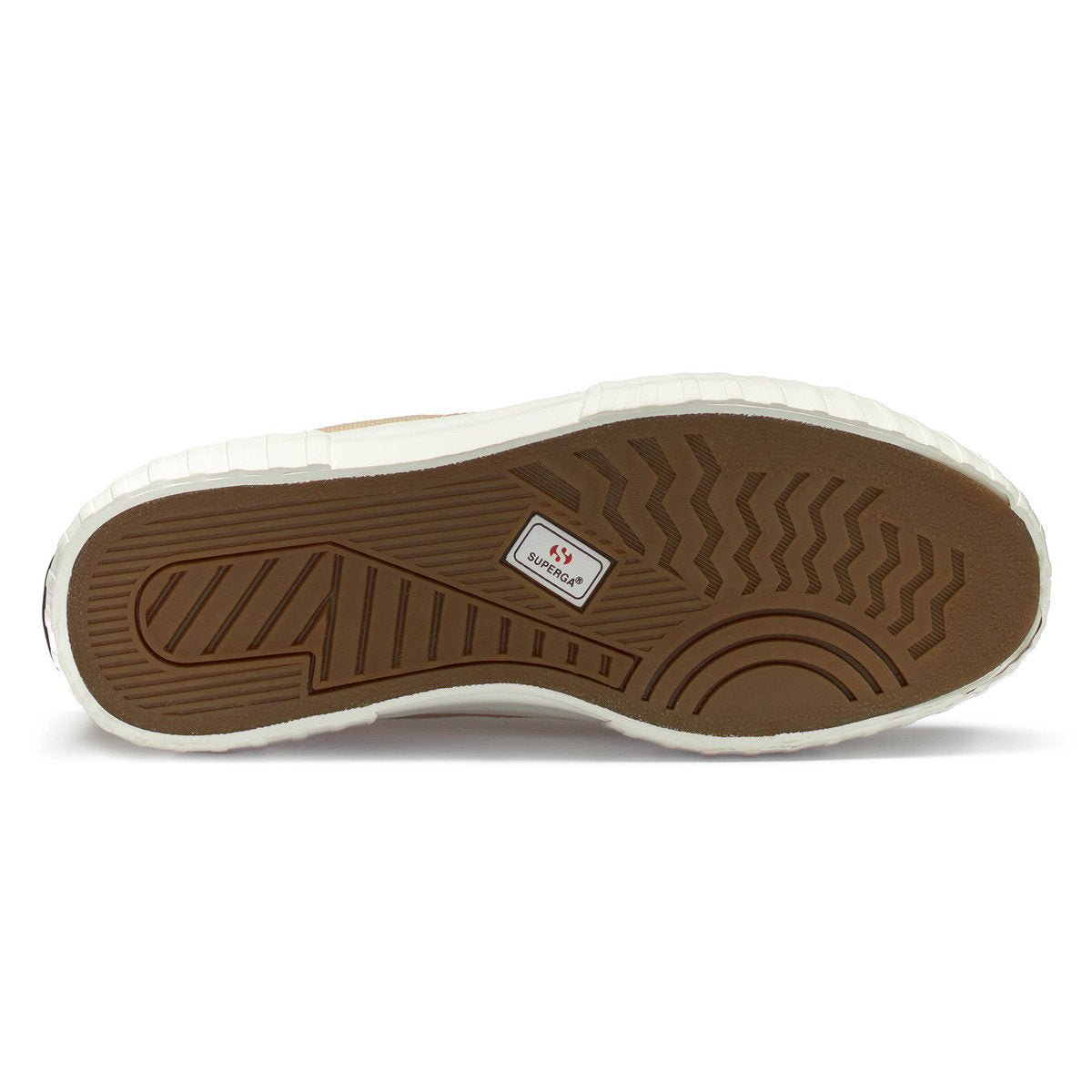 Magenta Terminalia - Pack Shot - Superga Womens-Ladies 2631 Striped Organic Cotton Platform Trainers