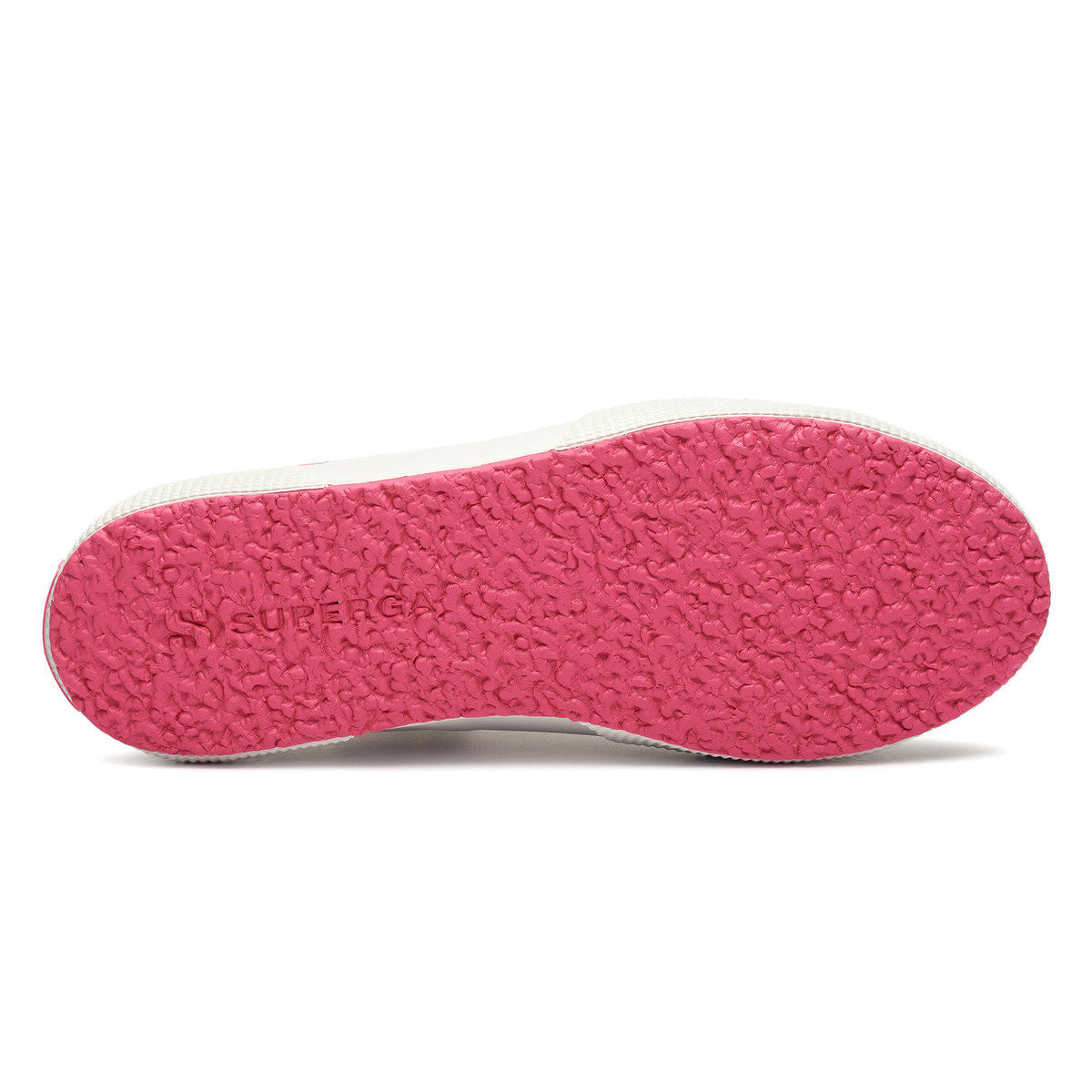 White-Pink - Pack Shot - Superga Womens-Ladies 2750 Barbie Terrycloth Trainers