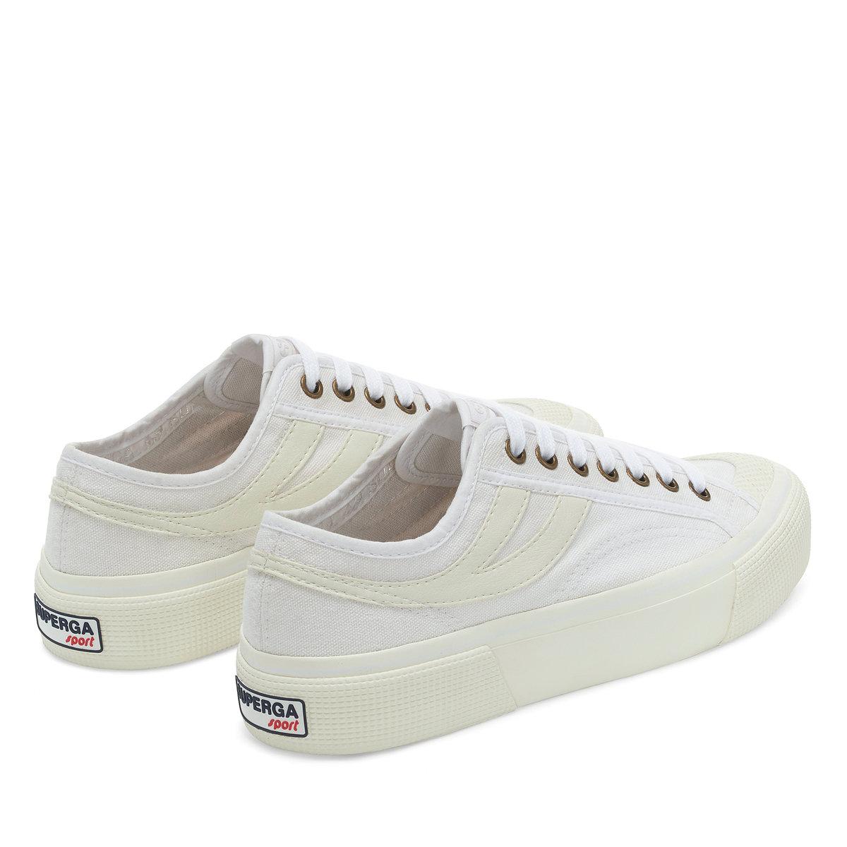 White-White Avorio - Back - Superga Mens 2750 Panatta 3.0 Trainers