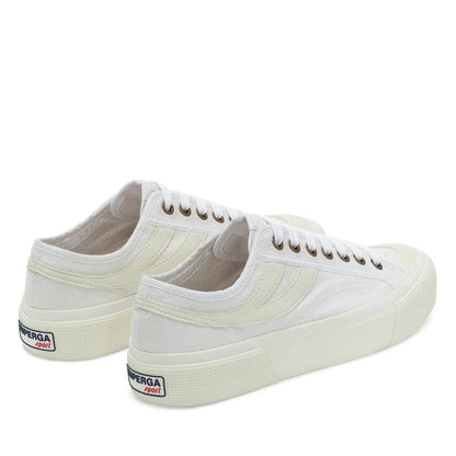 White-White Avorio - Back - Superga Mens 2750 Panatta 3.0 Trainers