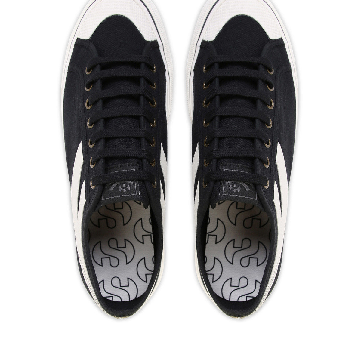 Black-White Avorio - Lifestyle - Superga Mens 2750 Panatta 3.0 Trainers