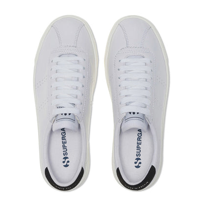 White-Bristol Black-Avorio - Lifestyle - Superga Unisex Adult 2843 Club S Leather Trainers