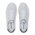 White-Dark Forest Green-Avorio - Lifestyle - Superga Unisex Adult 2843 Club S Leather Trainers