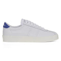 White-Royal Blue-Avorio - Side - Superga Unisex Adult 2843 Club S Leather Trainers