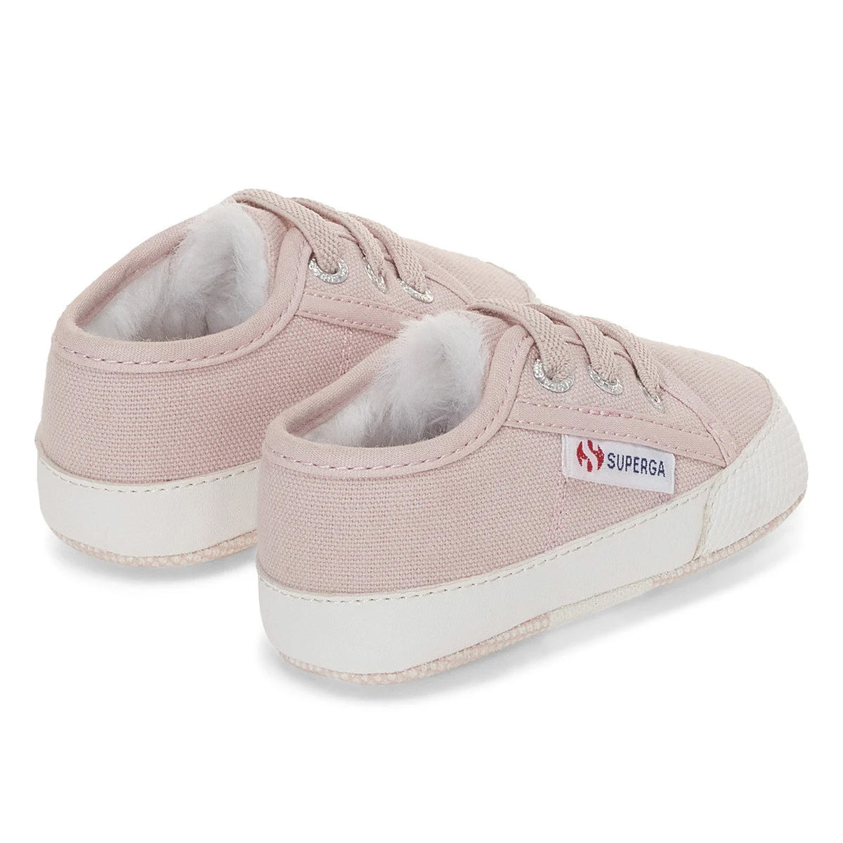 Hushed Violet-Avorio - Back - Superga Baby 4006 Trainers