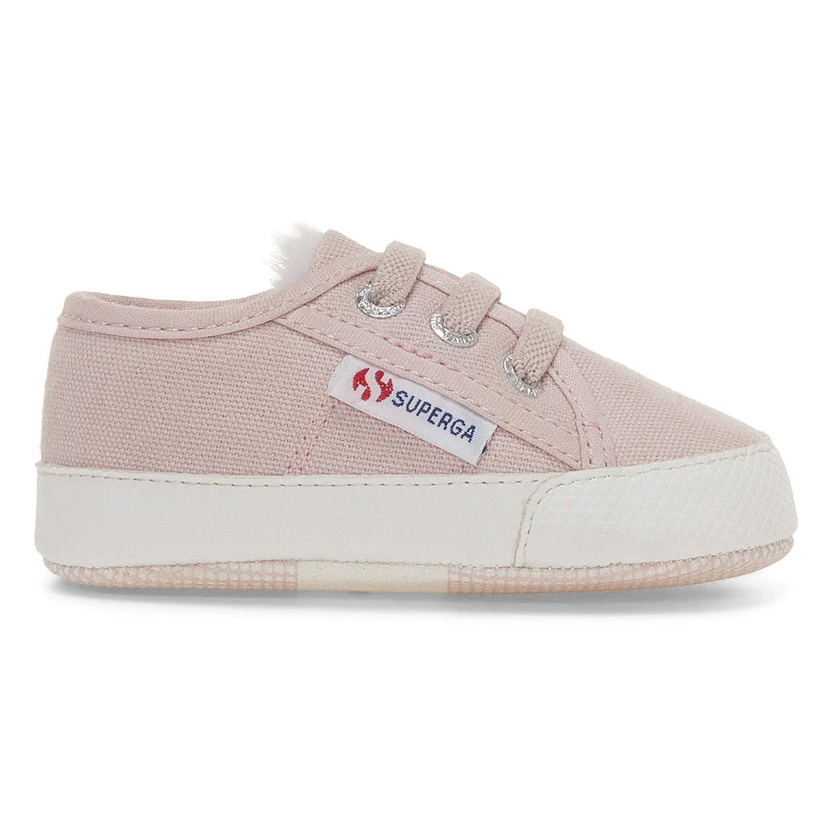 Hushed Violet-Avorio - Side - Superga Baby 4006 Trainers