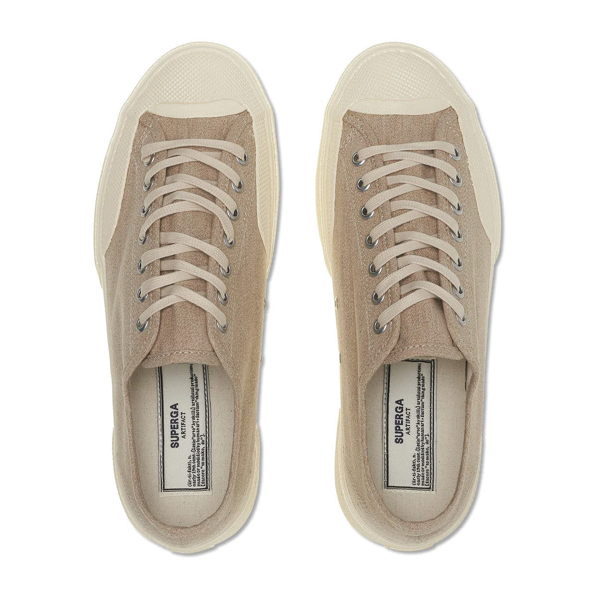 Light Yellow-Off White - Lifestyle - Superga Unisex Adult 2432 Csv Salt Pepper Trainers