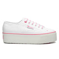 White-Pink - Side - Superga Womens-Ladies 2790 Classic Barbie Trainers