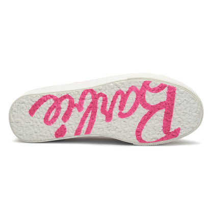 White-Pink - Pack Shot - Superga Womens-Ladies 2790 Classic Barbie Trainers