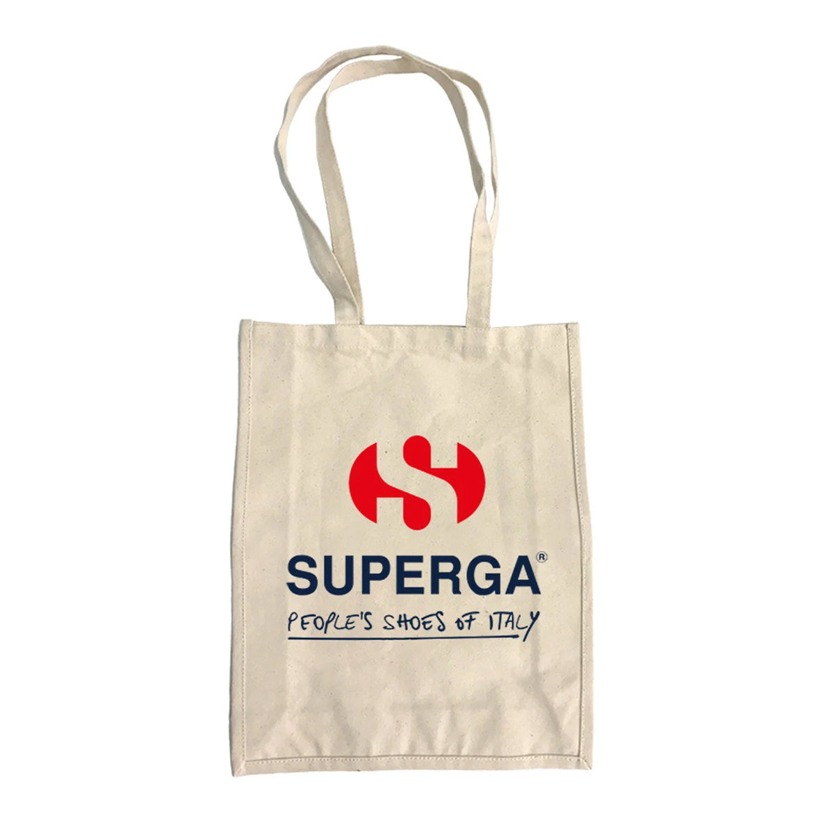 Beige - Front - Superga Cotton Tote Bag