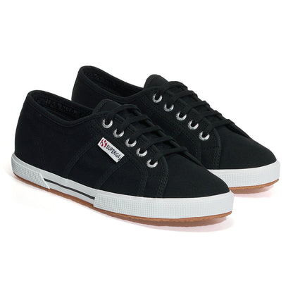Black - Front - Superga Unisex Adult 2950 Cotu Trainers