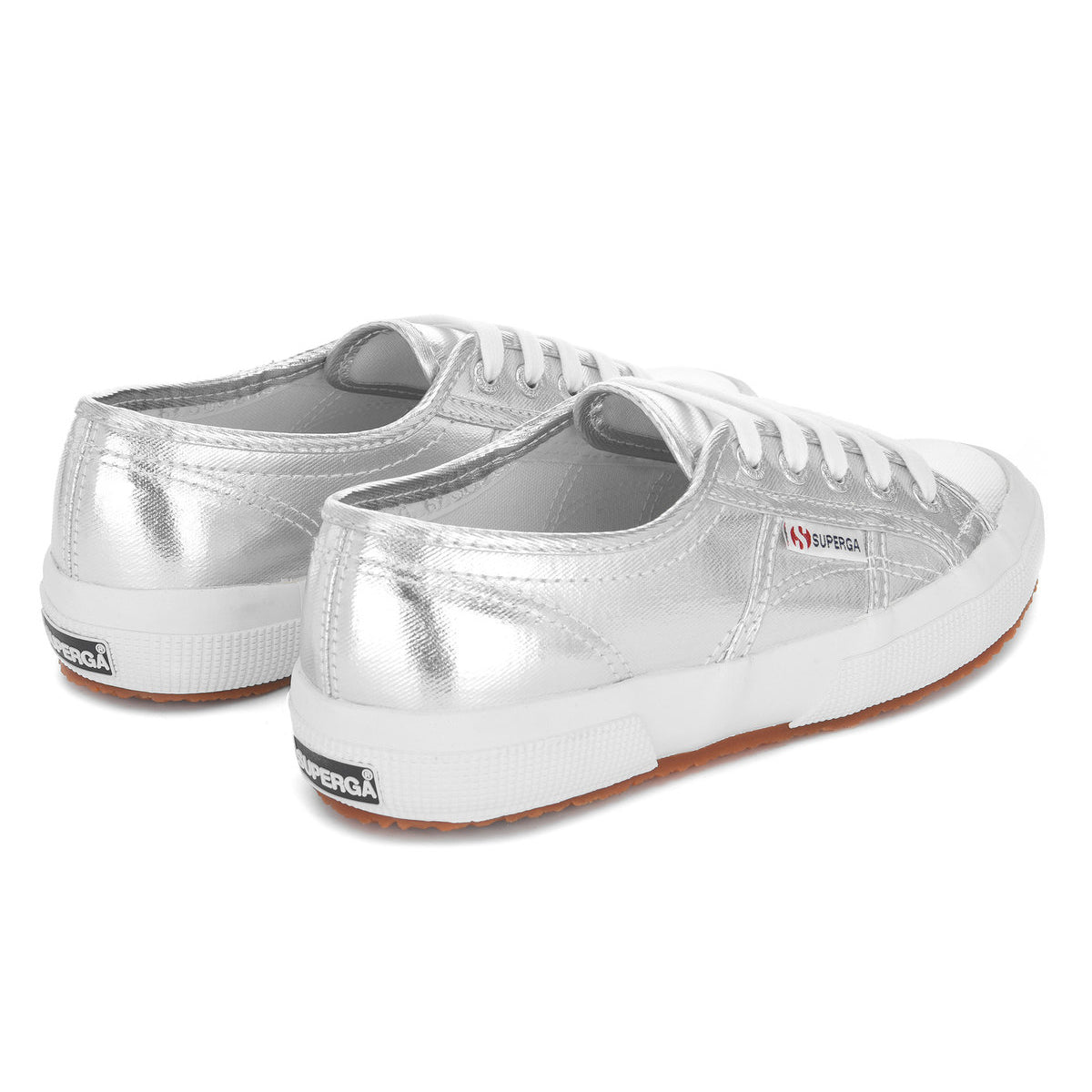 Grey Silver - Back - Superga Unisex Adult 2750 Cotmetu Trainers