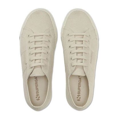 Total Beige Raw-Avorio - Lifestyle - Superga Womens-Ladies 2790 Shiny Gum Trainers