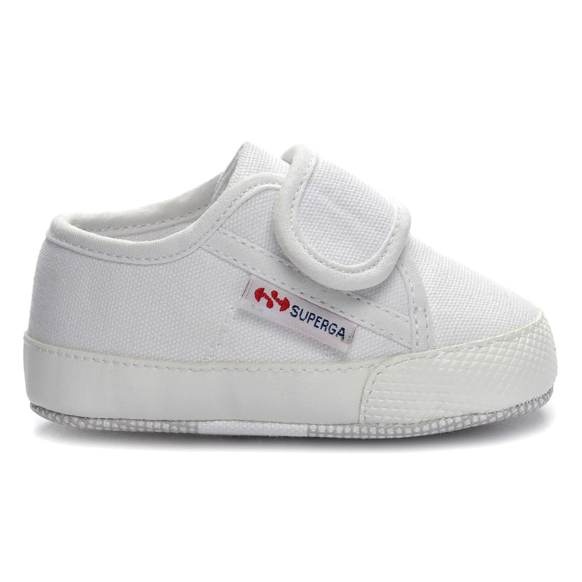 White - Front - Superga Baby 4006 Touch Fastening Trainers