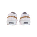 White - Back - Superga Womens-Ladies 2953 Cotu Cheetah Print Cowhide Leather Trainers