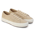 Eclipta Diospyros - Front - Superga Womens-Ladies 2750 Embroidered Natural Dyed Trainers