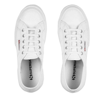 White - Back - Superga Unisex Adult 2730 Nappa Leather Trainers