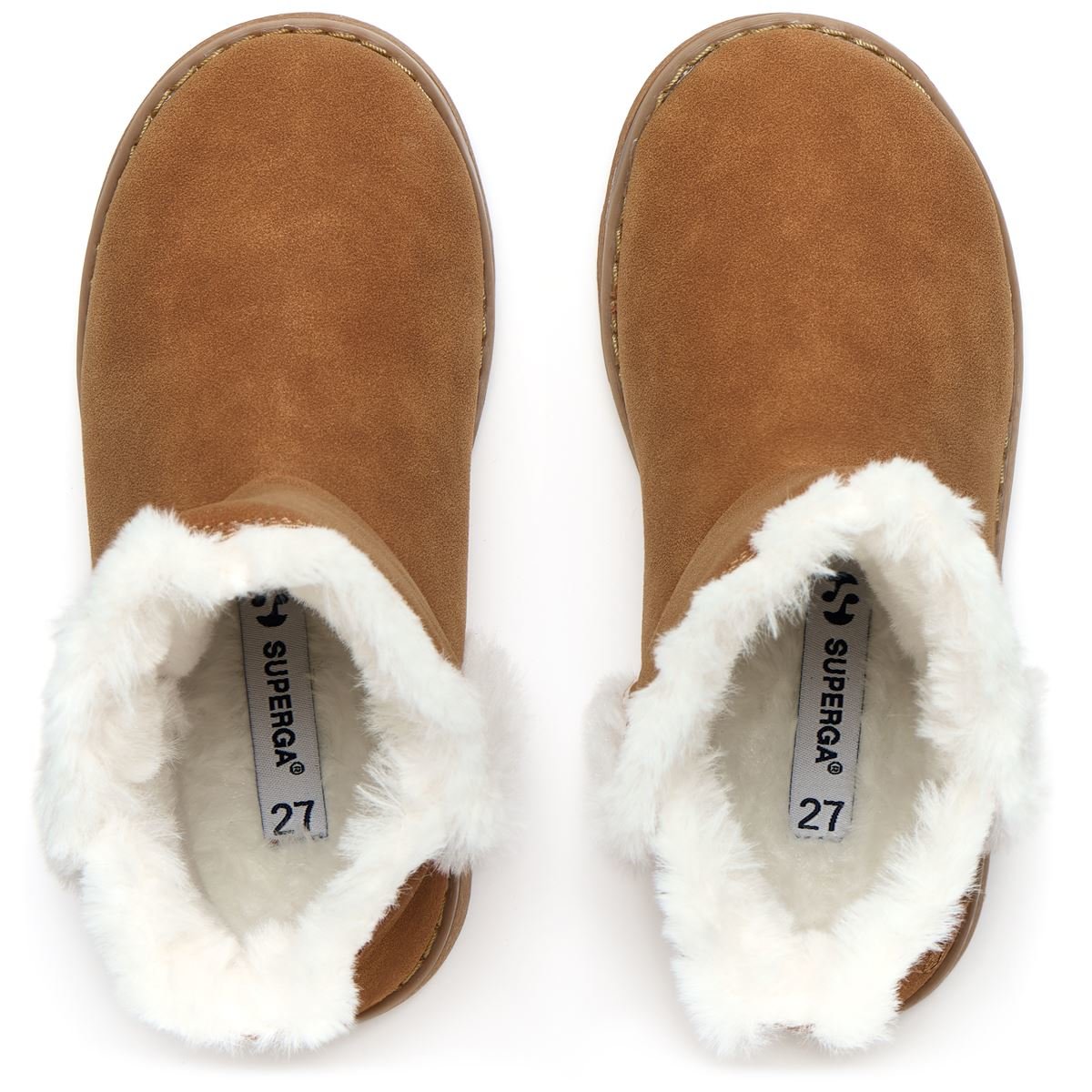 Brown Bronze - Lifestyle - Superga Childrens-Kids 4033 Suede Ankle Boots