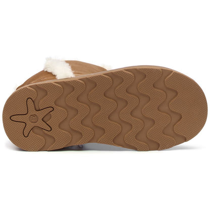 Brown Bronze - Pack Shot - Superga Childrens-Kids 4033 Suede Ankle Boots