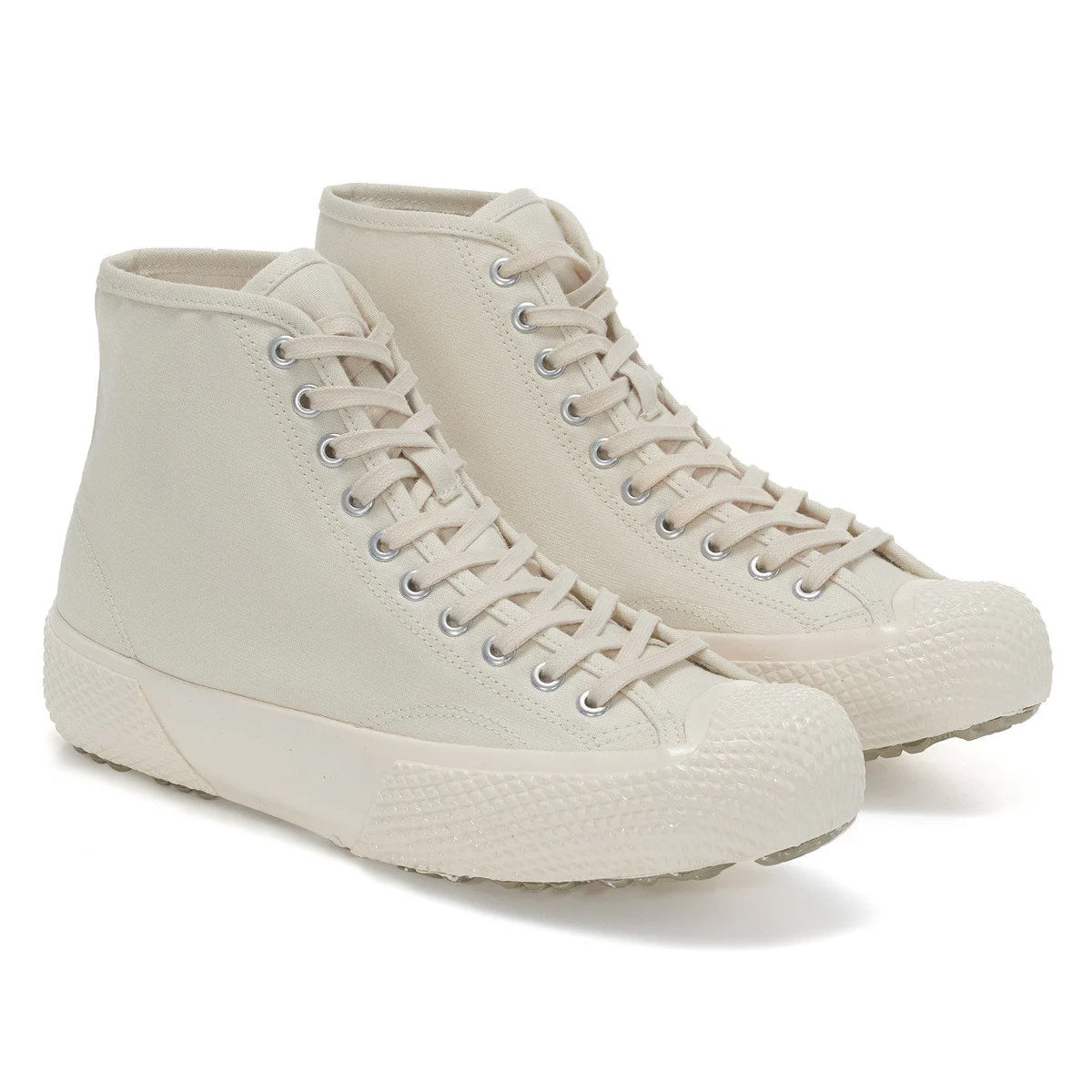 White Mastice - Front - Superga Mens 2434 Cd 162 High Tops
