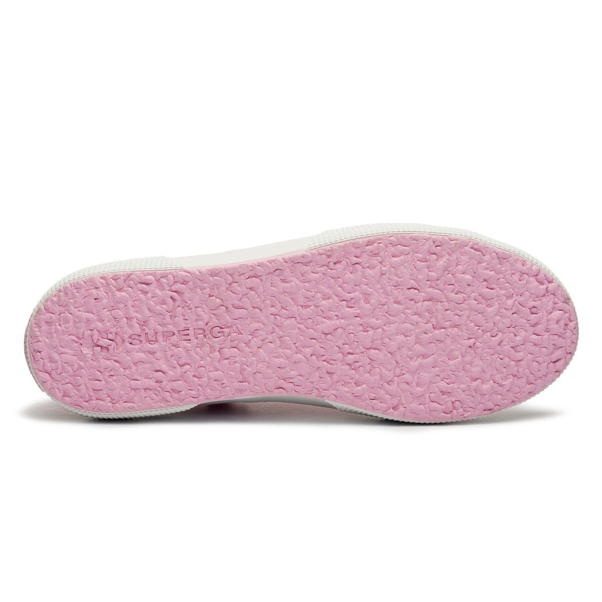 Light Pink-White - Pack Shot - Superga Womens-Ladies 2750 Barbie Printed Trainers