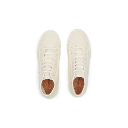 Natural Beige - Side - Superga Unisex Adult 2795 Organic Canvas Shoes