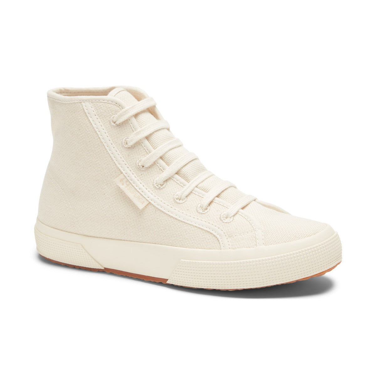 Natural Beige - Front - Superga Unisex Adult 2795 Organic Canvas Shoes