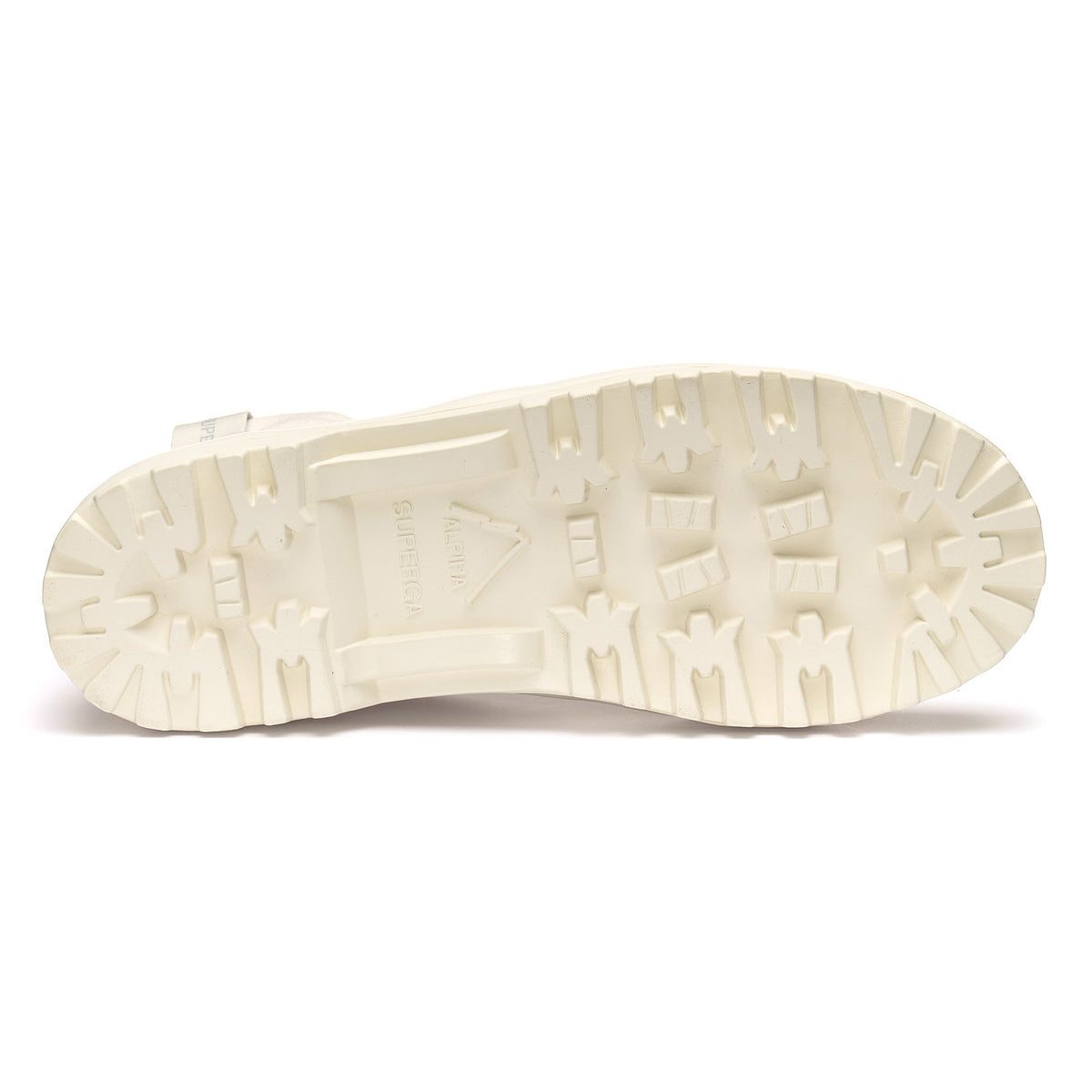 Natural Beige-Orange Tomato - Lifestyle - Superga Womens-Ladies 2481 Alpina Ripstop High Tops