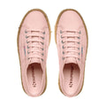 Pink Peach - Side - Superga Womens-Ladies 2790 Rope Trainers