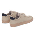 Fog Navy-Tobacco - Back - Superga Unisex Adult 2843 Club S Prime Leather Trainers