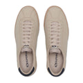 Fog Navy-Tobacco - Side - Superga Unisex Adult 2843 Club S Prime Leather Trainers