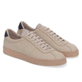 Fog Navy-Tobacco - Front - Superga Unisex Adult 2843 Club S Prime Leather Trainers