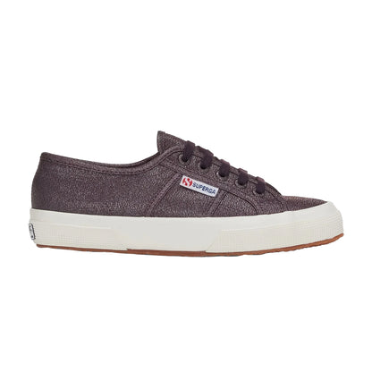 Violet-Avorio - Front - Superga Unisex Adult 2750 Lamew Metallic Trainers