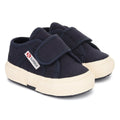 Navy - Front - Superga Baby 2750 Bstrap Trainers