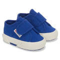 Royal Blue-Avorio - Front - Superga Baby 2750 Bstrap Trainers