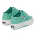 Green Water-Avorio - Back - Superga Baby 2750 Bstrap Trainers
